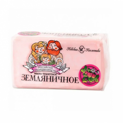 Мыло натуральное "Земляничное" 140 гр - Невская Косметика