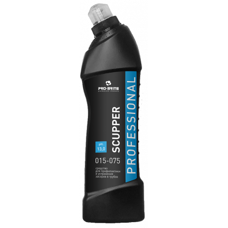 Гель для устранения засоров в сточных трубах - Pro-Brite Scupper 750мл