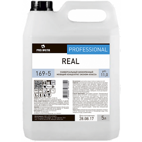 Низкопенный моющий концентрат эконом-класса - Pro-Brite Real 5л