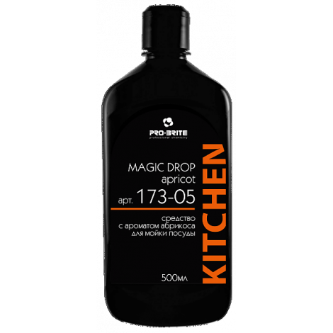 Средство с ароматом абрикоса для мойки посуды - Pro-Brite Magic Drop Apricot 500мл