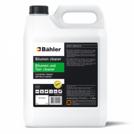 Средство для удаления следов битума и смолы, готовое к применению - BAHLER Bitumen und Teer cleaner  BTC-100 3л
