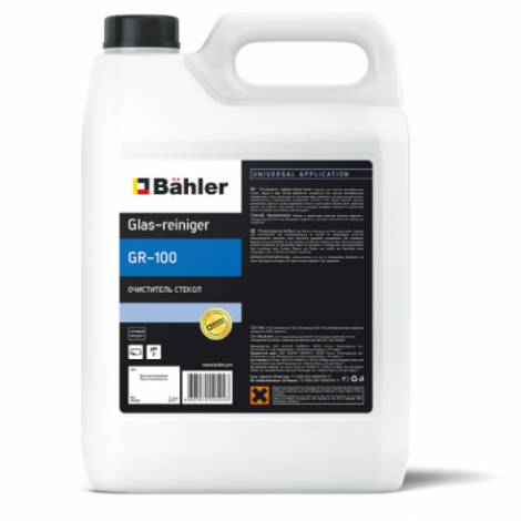 Средство для очистки стекол - BAHLER Glas-reiniger GR-100 5л 