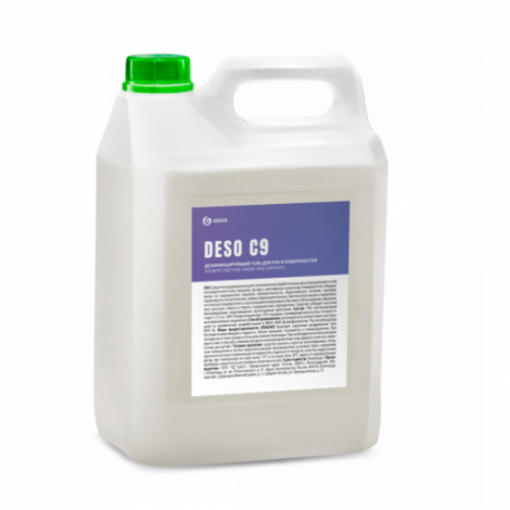 Дезинфицирующее средство на основе изопропилового спирта - GRASS DESO C9 гель 5л