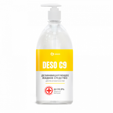 Дезинфицирующее средство на основе изопропилового спирта - GRASS DESO C9 1000мл