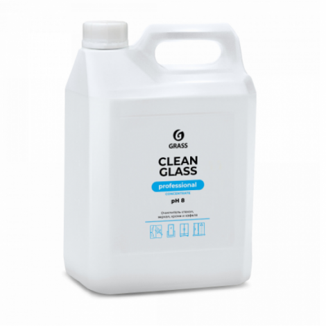 Очиститель стекол и зеркал  - GRASS Clean Glass concentrate Professional 5л