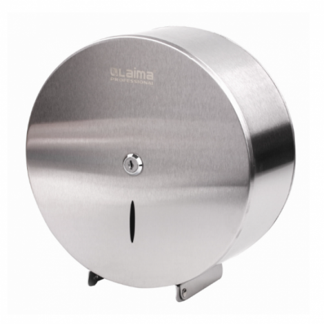 Диспенсер для туалетной бумаги LAIMA PROFESSIONAL INOX, (Система T2) малый, нержавеющая сталь, матовый