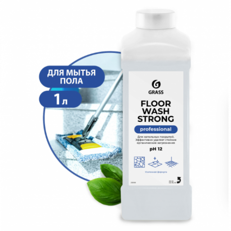 Щелочное Средство для мытья пола - GRASS Floor Wash Strong 1л