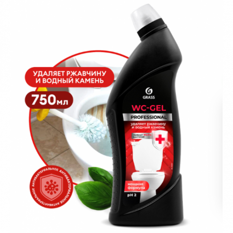Чистящее средство для сан.узлов - GRASS WC-Gel Professional 750мл