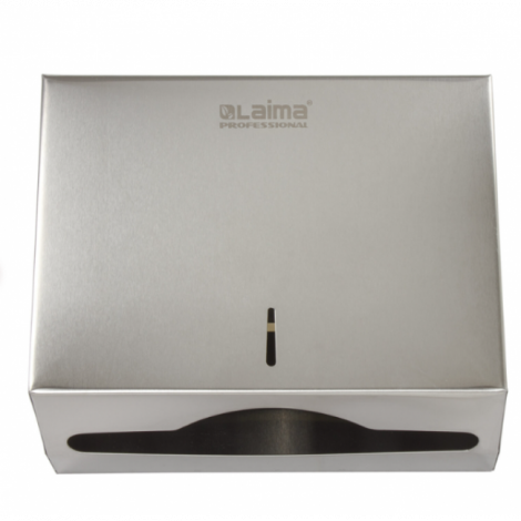 Диспенсер для полотенец LAIMA PROFESSIONAL BASIC (H2) Z-сложения, нержавеющая сталь, матовый