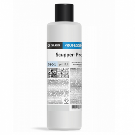 Жидкий препарат для устранения засоров в сточных трубах - Pro-Brite Scupper-Krot 1л