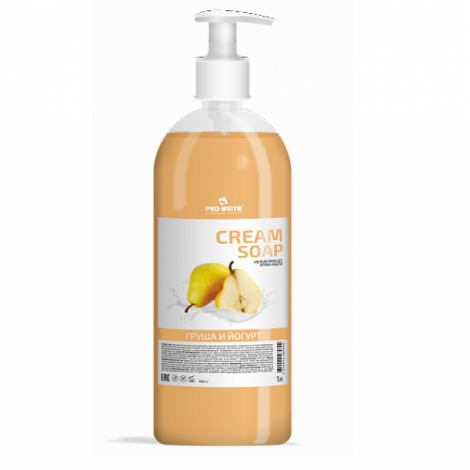 Увлажняющее крем-мыло - Pro-Brite Cream Soap Груша и йогурт 1л