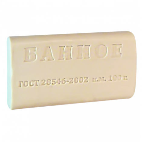 Мыло туалетное 100 г, ММЗ ЭКОНОМ "Банное", без обертки