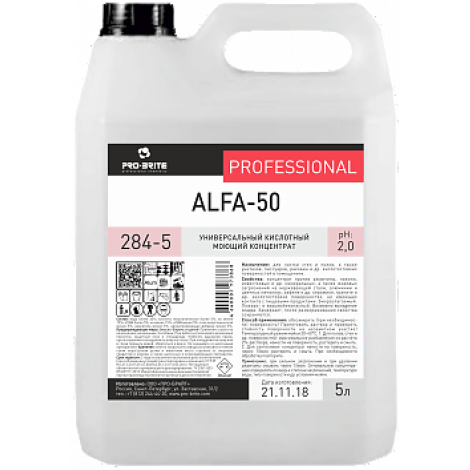 Пенный кислотный гель - Pro-Brite Alfa-50 5л