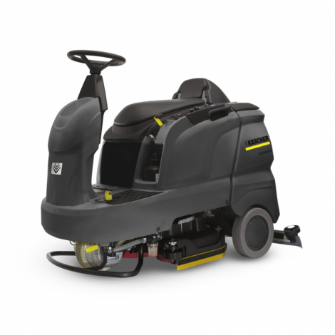 Поломоечная машина с сиденьем для оператора - Karcher B 90 R Adv Bp Pack в сером цвете