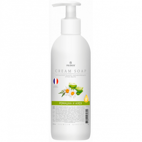 Увлажняющее крем-мыло - Pro-Brite Cream Soap Ромашка и алоэ (Premium) 0,5л