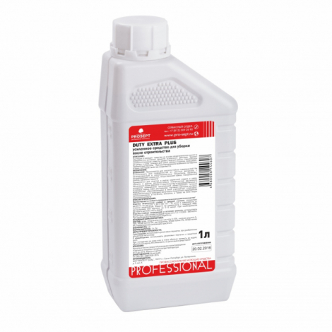 Средство усиленное  для уборки после строительства - Prosept Duty Extra Plus 1л 