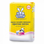 Мыло хозяйственное 180 г, УШАСТЫЙ НЯНЬ, против пятен