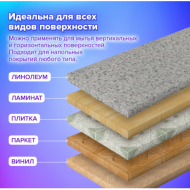 Насадки МОП для швабры (кармашки с 1-й стороны) КОМПЛЕКТ 2 шт., микрофибра, 33х12,5 см, LAIMA