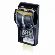 Сушилка для рук DYSON AB14, 1600 Вт, сушка 10 секунд, антивандальная, погружная, поликарбонат, черная