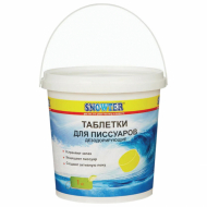 Таблетки для писсуаров 1 кг, SNOWTER (Сноутер), дезодорирующие, ведерко