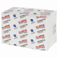 Салфетки бумажные 400 шт., 24х24 см, LAIMA, "Big Pack", белые, 100% целлюлоза